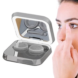 1x Rechargeable Ultrasonic Contact Lens Cleaner Care Case USB Cleaning Machine - Picture 1 of 12