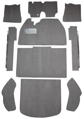 Volkswagen Beetle 2 Door Sedan Flat Front Complete Replacement Loop Carpet Kit - Image 1 of 2