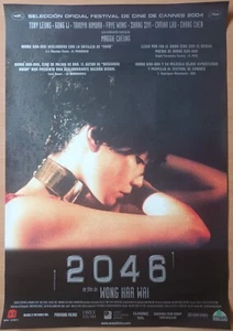 2046 ORIGINAL Spanish POSTER Wong Kar Wai futuristic romantic Sci-Fi unfolded - Foto 1 di 1