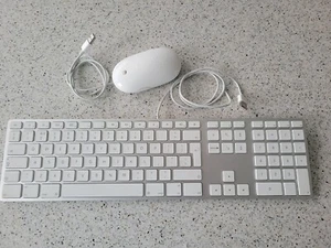 Apple Keyboard (A1243) & Mighty Mouse (A1152) – Wired - Photo 1/4