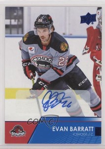 2021-22 Upper Deck AHL Auto Evan Barratt #90 Auto