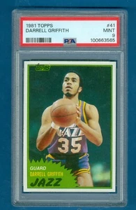 1981 Topps #41 Darrell Griffith Rookie Jazz PSA 9 MINT (DEAD CENTERED F&B) - Bild 1 von 3