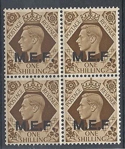 1943-47 OCCUPAZIONE INGLESE INGLESE MEF 1 S QUARTINA MNH ** - RR9053 - Picture 1 of 1
