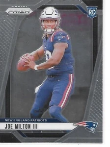 2024 Prizm Football RC Joe Milton III Patriots - Picture 1 of 2