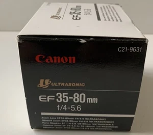 Canon EF 35-80mm f4-5.6 III compact zoom, caps - Picture 1 of 6