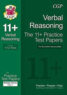 The 11+ Verbal Reasoning Practice Test Papers: Multiple Choice (... by CGP Books - Image 1 of 2