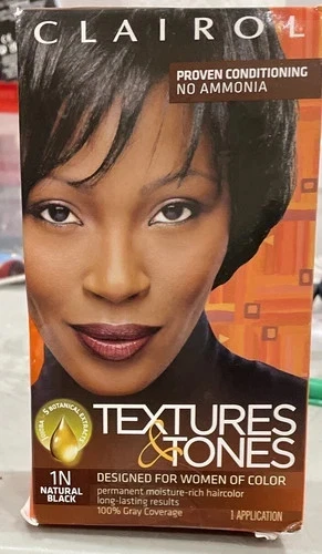 Clairol Professional Textures & Tones Permanent Hair Color 1N Neutral Black - Image 1 of 1