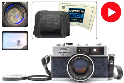 Olympus 35 DC Blue Rangefinder 35mm Film Camera From JAPAN [Very Good] - Image 1 of 4