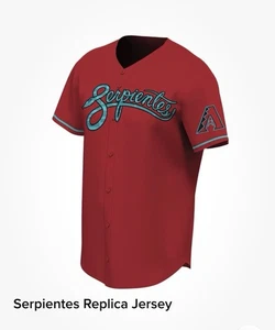 XL AZ Dbacks Serpientes Replica Jersey SGA 8/23/2025 , New! Diamondbacks! - Picture 1 of 4