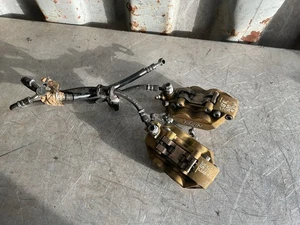 Honda CBR900 RRY / RR1 2000/2001 Pair Front Gold Nissin Callipers - Picture 1 of 7