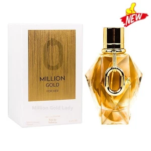 .Million GOLD for Her 100ML Eau De Parfum Spray for Women NEW IN BOX HOT - Picture 1 of 17