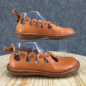 Trippen Shoes Womens 38 Slip On Brown Casual Comfort Round Toe Low Top Lace Up - Picture 1 of 18