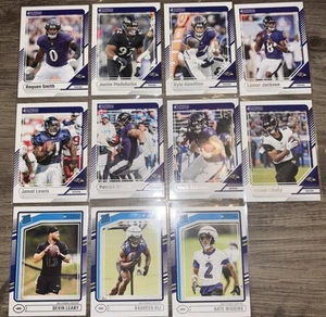 2024 DONRUSS BALTIMORE RAVENS 11 Card TEAM SET Lot Jackson Lewis Likely Andrews - Picture 1 of 4