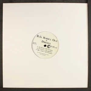 B.G. KNOCC OUT & DRESTA: 50/50 luv / instro OUTBURST 12" Single 33 RPM - Picture 1 of 2