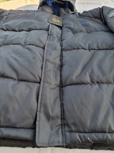 Swiss Cross Hooded Puffer Jacket Artic Squad 2x - Picture 1 of 8
