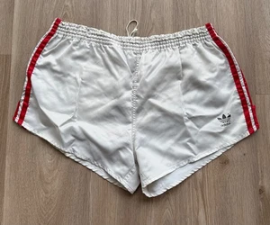 Pantaloncini calcio Adidas Sprinter vintage anni 80 running bianchi - Foto 1 di 15
