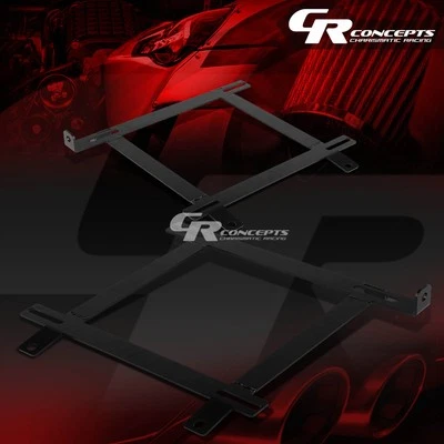 LEFT+RIGHT TENSILE RACING BUCKET SEAT LOW MOUNT BRACKET FOR 99-04 MUSTANG SN-95 - Image 1 of 4