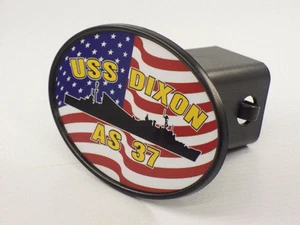 USS DIXON AS 37 Hitch Cover Military USN U S Navy - Picture 1 of 2