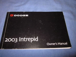 Dodge Intrepid 2003 dueño manual dueño - Imagen 1 de 1