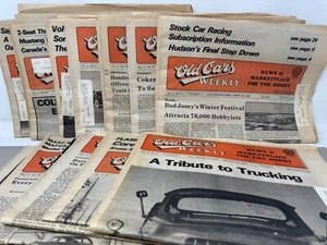 Lot of 12 Old Cars Weekly News and Marketplace 1982 Studebaker, Volvo, Ford - Picture 1 of 24