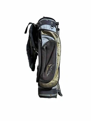ACUITY CADET PRO GOLF BAG Youth JR Stand Bag Carry Black Gold - Image 1 of 4