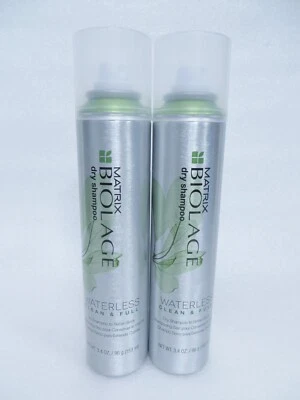 MATRIX BIOLAGE WATERLESS CLEAN & FULL DRY SHAMPOO 3.4 OZ (Lot of 2) - Image 1 of 2