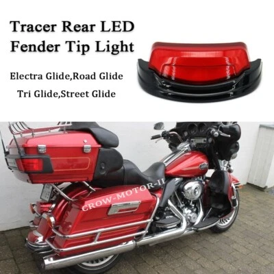 For Harley Street Glide FLHX FLHXS CVO FLHXSE 2014-23 Rear LED Fender Tip Light Foto 1 de 4