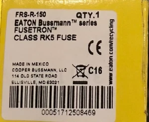 FRS-R 150 Amp, 600V, Class RK5, Bussmann FRS-R-150,  - Picture 1 of 2