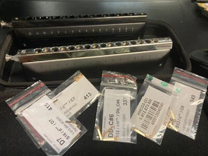 Hohner Chromonica Super 64/64X 16-hole Harmonica Reed/Valve ($2+ Order Required - Picture 1 of 21