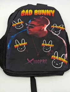 Bad Bunny Backpack Graphic Large NWOT - Picture 1 of 9