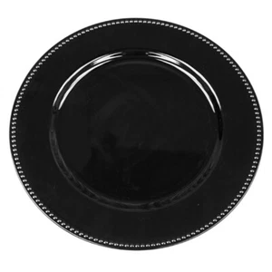 6 pcs 13" Beaded Round CHARGER PLATES Wedding Party Catering Table Decorations - Picture 1 of 90