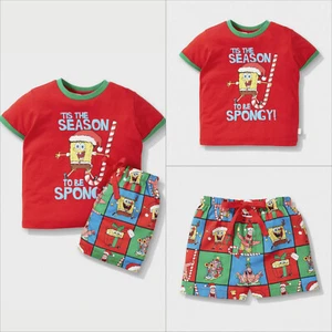 Peter Alexander Jnr Boys Spongebob PJ Set Line 850574 Various Sizes NWT - Picture 1 of 7
