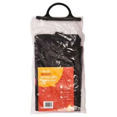 Heavy Duty 24" Canvas Tool Bag Zipped Sport Leisure Holdall Builders Tools Case - Image 1 of 3