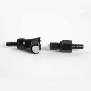 6mm Quick Release Fuel Line Coupler Petrol Hose Pipe Connector Shut-Off - Picture 1 of 4