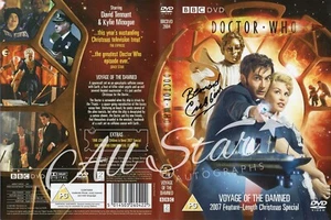 DOCTOR WHO - Voyage Of The Damned DVD Cover Signed by Bernard Cribbins - Picture 1 of 1