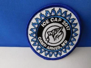 BOY SCOUTS CANADA PATCH ICE CAP CAMP ARNES MANITOBA WOLF LOGO BADGE COLLECTOR - Bild 1 von 1