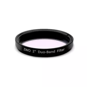 ZWO Duo-Band Narrowband Light Pollution Reduction Imaging Filter - 2" - Picture 1 of 6