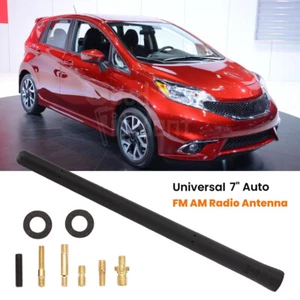 Mástil de antena aérea de radio de 7" recepción AM/FM con tornillo para Nissan Versa 2007-2024 - Imagen 1 de 14