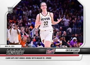 2024 WNBA PANINI INSTANT #28 CAITLIN CLARK RC 1ST DOUBLE DOUBLE INDIANA FEVER! - Picture 1 of 4