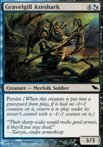 Shadowmoor - Gravelgill Axeshark - Foil - Image 1 of 1