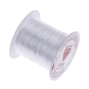 8M Elastischer Faden Draht Spule für Armband Schmuck Perlen DIY Schmuck Draht - Bild 1 von 6