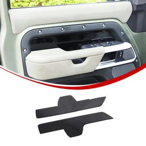 PVC Gloss Black Front Door Panel Trim Sticker For Land Rover Defender 110 2020+ - Bild 1 von 12