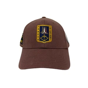 Cappello Uomo Aeronautica Militare HA1150 Cappellino Ricamato Marrone Pilota Fre - Picture 1 of 4