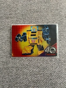 Transformers 40th Anniv. Bumblebee Premium Metal Exclusive Trading Card - Picture 1 of 2