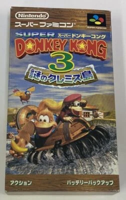 Nintendo Super Famicom SFC Super Donkey Kong 3 Japan Ver w/ Box & Manual 9575 SP - Image 1 of 4