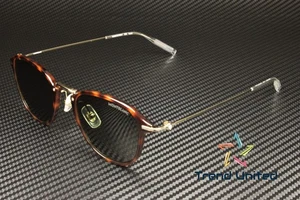 Occhiali da sole uomo MONTBLANC MB0155S 002 rotondi avana cristallo verde 51 mm - Foto 1 di 5
