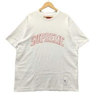SUPREME 23SS Sketch Embroidered S/S Top logo embroidery T-shirt Genuine / 51559 - Picture 1 of 10