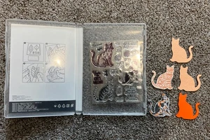 Stampin Up NINE LIVES Photopolymer Stempelset Katzenfreundschaft - Bild 1 von 3