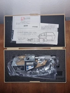 Mitutoyo 314-511 VM3-15DM Digimatic Digital V-groove Micrometer 1-15mm In Box - Bild 1 von 7