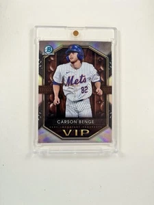 Carson Benge 2025 Bowman Very Important Prospect VIP / Prospect #VIP-17 Mets - Bild 1 von 2